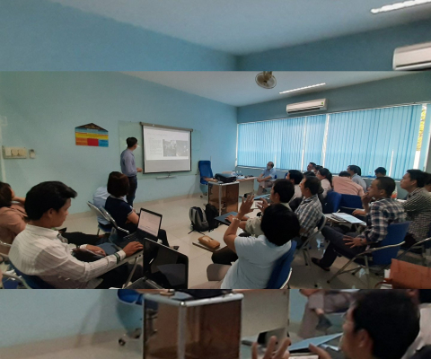 Học viên khóa học Quản lý năng lượng thực hành tại Công Ty Vĩnh Phát